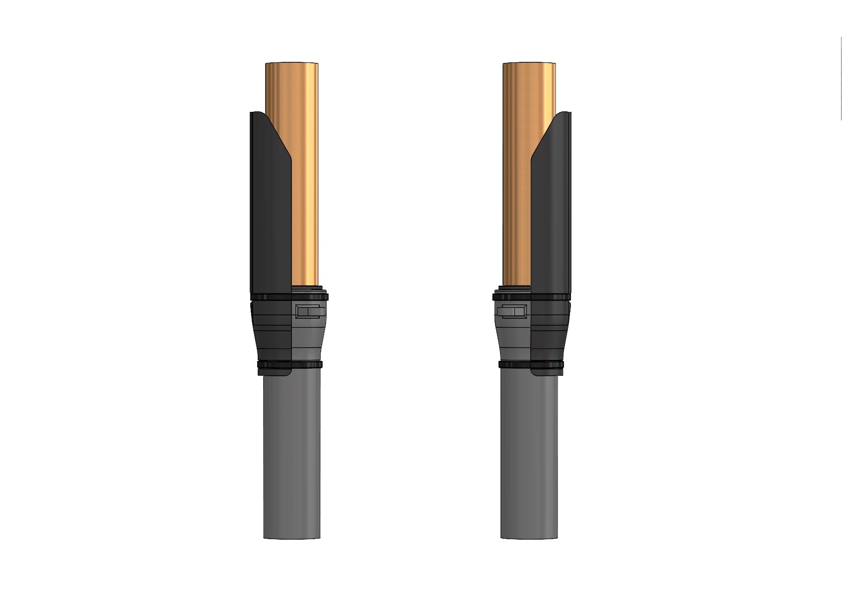 Trials Front Fork Guards (Pair) Bundle