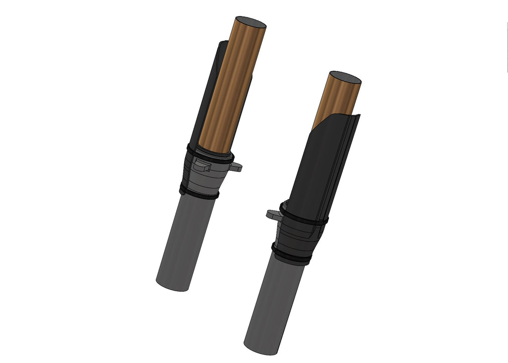 Trials Front Fork Guards (Pair) Bundle