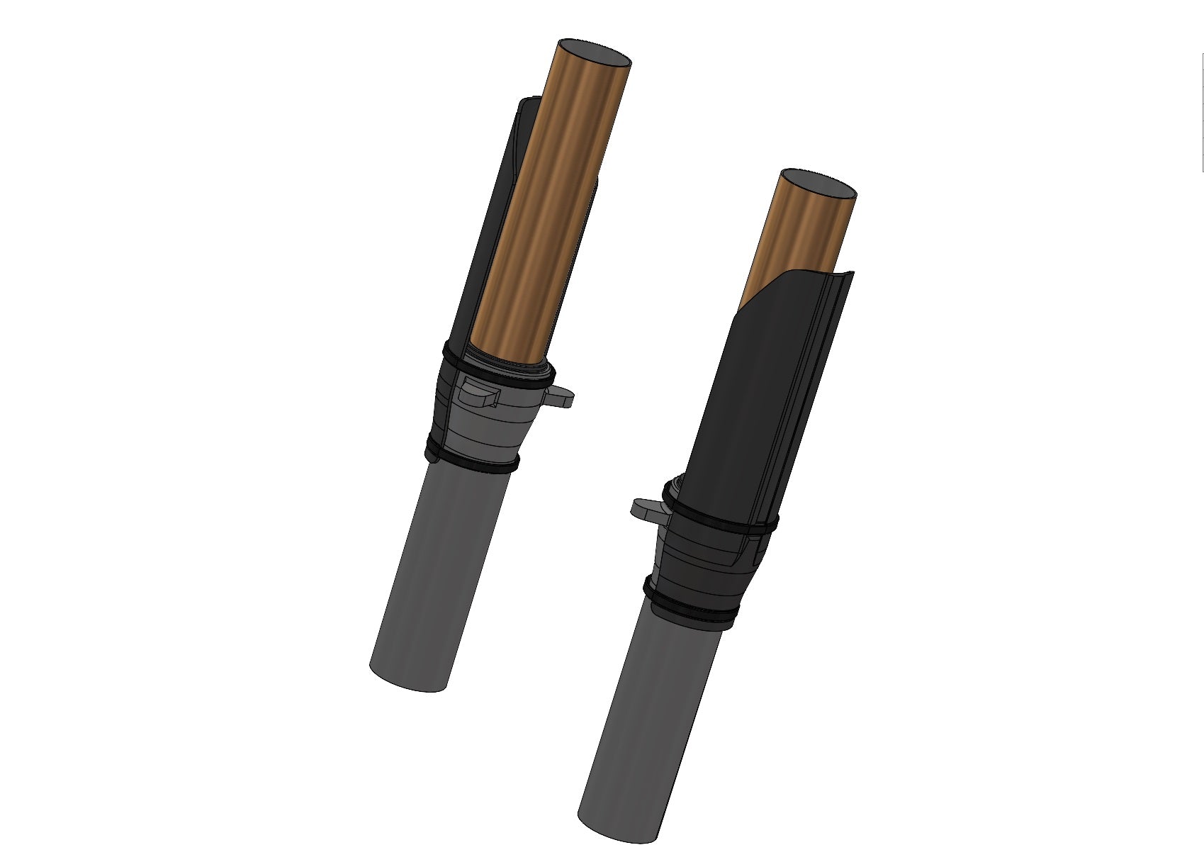 Trials Front Fork Guards (Pair) Bundle